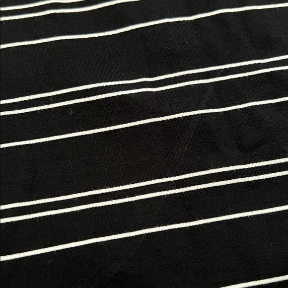 J. Jill Wearever Sleeveless Striped Maxi Dress L Black White - Picture 8 of 10